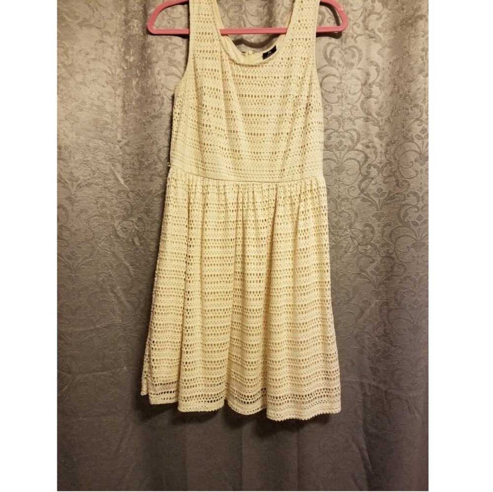 Tan dress.